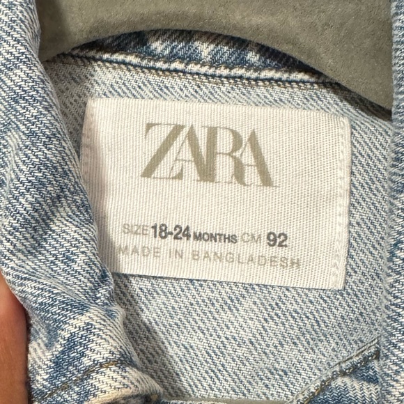 zara baby jean jacket 18-24 months - Picture 4 of 4